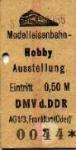 Eintrittskarte 1986